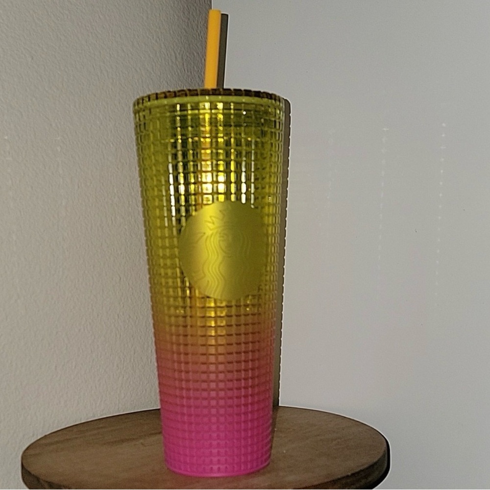 Starbucks Gradient Tumbler in Yellow and Pink